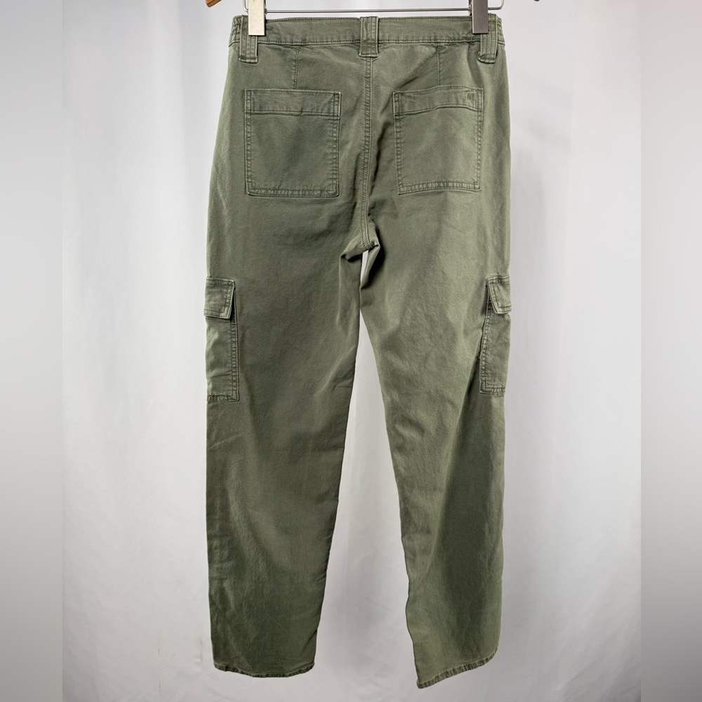 American Eagle Cargo Stretch Straight Pants in Green Size 2 Regular - Picture 6 of 11